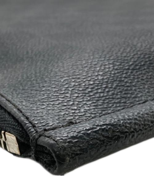 LOUIS VUITTON（ルイ ヴィトン）LOUIS VUITTON (ルイ ヴィトン) クラッチバッグ/ダミエ・グラフィット ポッシュ・ドキュマン/N48247 ブラック サイズ:フランスの古着・服飾アイテム