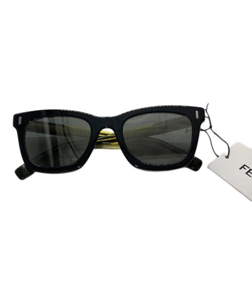FENDI（フェンディ）FENDI (フェンディ) サングラス ブラック×イエロー サイズ:SIZE 52□23-150の古着・服飾アイテム