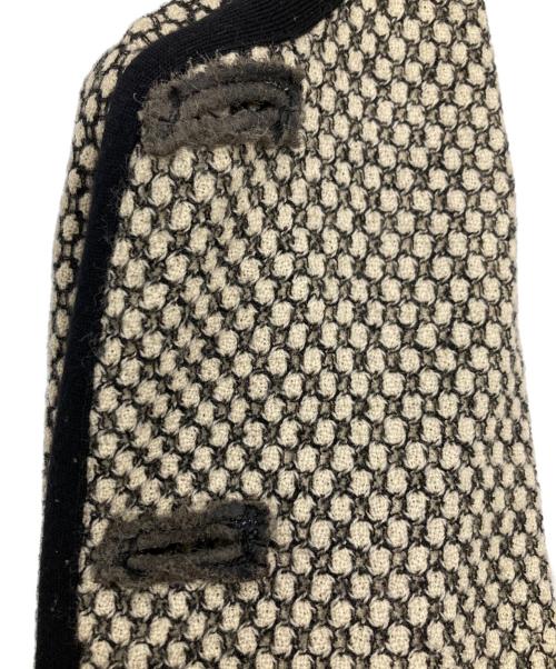 Christian Dior（クリスチャン ディオール）Christian Dior (クリスチャン ディオール) 格子カーディガン ベージュ サイズ:Sの古着・服飾アイテム