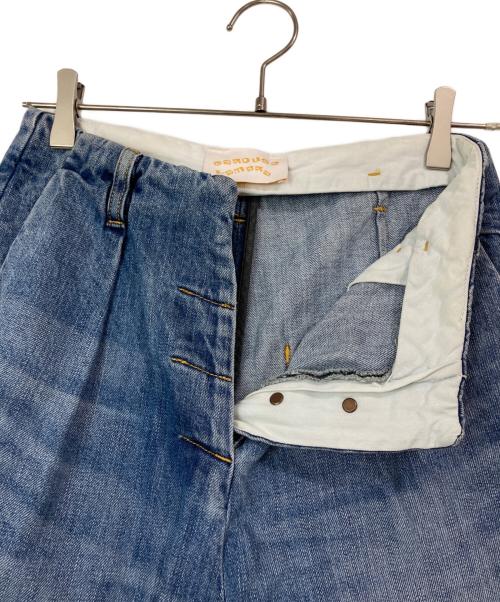 CAROUSE LAMBRA（ケラウズランブラ）CAROUSE LAMBRA (ケラウズランブラ) デニムパンツ/HIGHRISEBAGGYPANTS インディゴ サイズ:1の古着・服飾アイテム