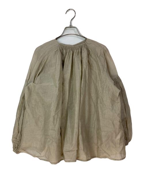 Spick and Span（スピック＆スパン）Spick and Span (スピック＆スパン) シアーコットンブラウス ベージュ サイズ:FREEの古着・服飾アイテム