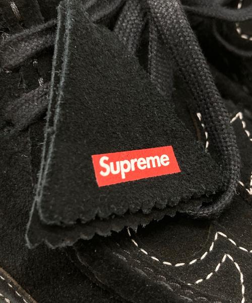 CLARKS（クラークス）CLARKS (クラークス) Supreme (シュプリーム) 23ss コラボウエスタンワラビーシューズ ブラック サイズ:US9の古着・服飾アイテム
