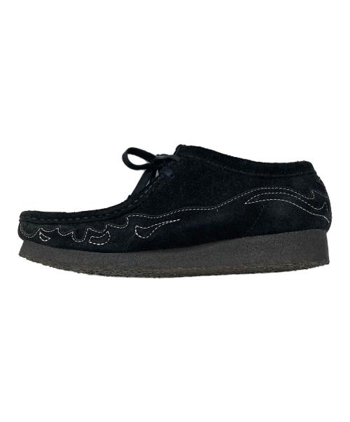 CLARKS（クラークス）CLARKS (クラークス) Supreme (シュプリーム) 23ss コラボウエスタンワラビーシューズ ブラック サイズ:US9の古着・服飾アイテム