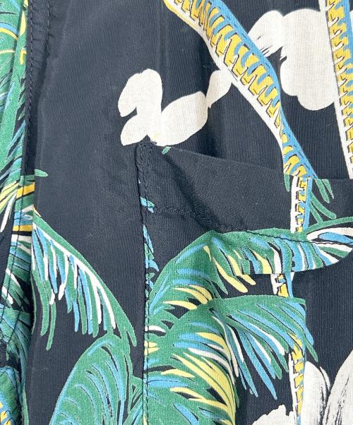 Sun Surf（サンサーフ）Sun Surf (サンサーフ) ココナッツ柄アロハシャツ グリーン サイズ:不明の古着・服飾アイテム