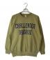 CHALLENGER（チャレンジャー）の古着「COLLEGE LOGO C/N SWEAT」｜カーキ