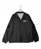 CHALLENGERチャレンジャー）の古着「ナイロンコーチジャケット/TWO TONE LOGO COACH JACKET」｜グレー