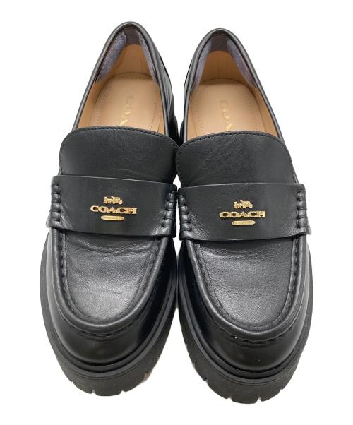 COACH（コーチ）COACH (コーチ) ローファー ルーシー/RUTHIE ブラック サイズ:23cmの古着・服飾アイテム