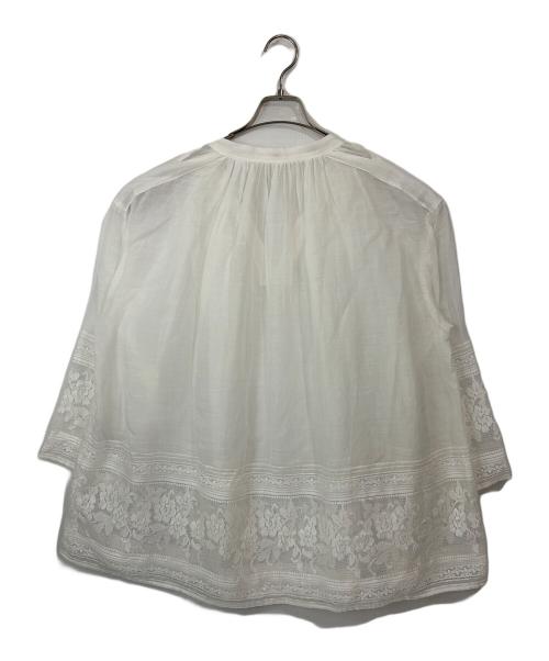 IENA（イエナ）IENA (イエナ) ラミーチャーチブラウス ホワイト サイズ:FREEの古着・服飾アイテム