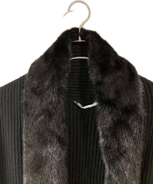 Agnona（アニオナ）Agnona (アニオナ) カシミヤガウンカーディガン ブラック サイズ:Ｓの古着・服飾アイテム