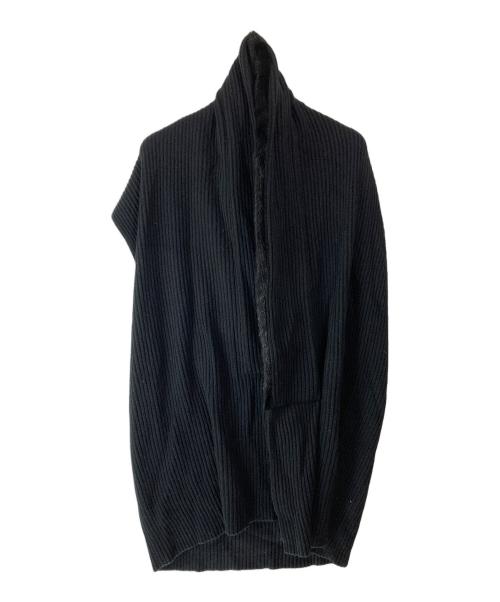 Agnona（アニオナ）Agnona (アニオナ) カシミヤガウンカーディガン ブラック サイズ:Ｓの古着・服飾アイテム