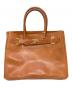 sita parantica（シータパランティカ）の古着「LEATHER TOTE BAG レザートートバッグ」｜キャメル