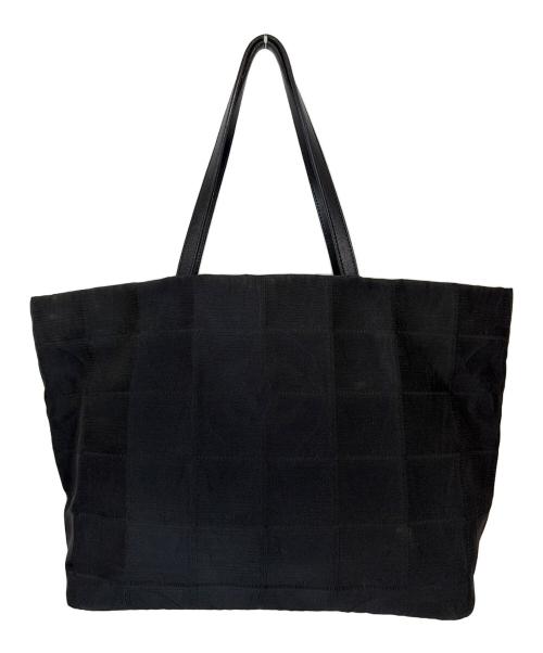 CHANEL（シャネル）CHANEL (シャネル) トートバッグ/ニュートラベルライン トートMM ブラックの古着・服飾アイテム