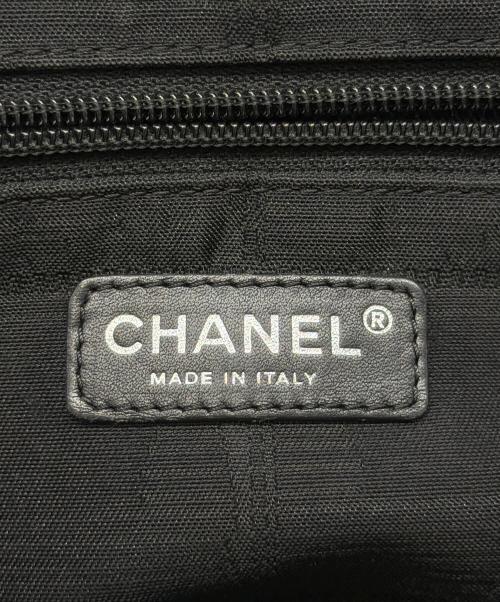 CHANEL（シャネル）CHANEL (シャネル) トートバッグ/ニュートラベルライン トートMM ブラックの古着・服飾アイテム