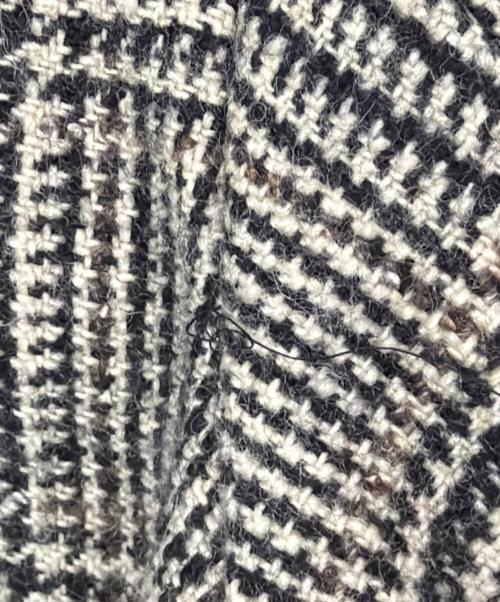 Lisiere（リジェール）Lisière (リジェール) CHECK W COAT チェックダブルコート ベージュ サイズ:FREEの古着・服飾アイテム