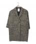 Lisière（リジェール）の古着「CHECK W COAT チェックダブルコート」｜ベージュ