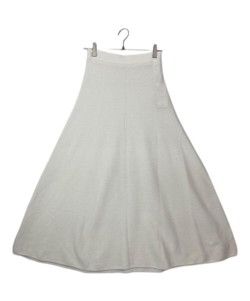 L'appartement（アパルトモン）L'appartement (アパルトモン) Knit Skirt ホワイト サイズ:SIZE 36 未使用品の古着・服飾アイテム