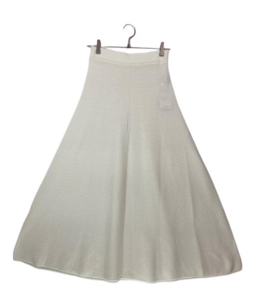 L'appartement（アパルトモン）L'appartement (アパルトモン) Knit Skirt ホワイト サイズ:SIZE 36 未使用品の古着・服飾アイテム