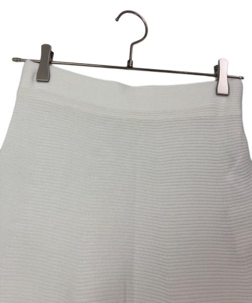 L'appartement（アパルトモン）L'appartement (アパルトモン) Knit Skirt ホワイト サイズ:SIZE 36 未使用品の古着・服飾アイテム