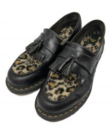 Dr.Martens（ドクターマーチン）の古着「レオパード タッセル ローファー」｜ブラック