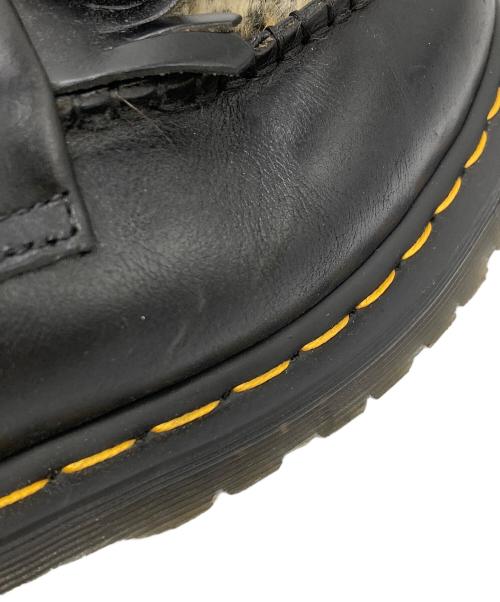 Dr.Martens（ドクターマーチン）Dr.Martens (ドクターマーチン) レオパード タッセル ローファー ブラック サイズ: UK9の古着・服飾アイテム