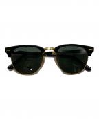 RAY-BANレイバン）の古着「クラブマスターフォールディングサングラス」｜ブラック×ゴールド