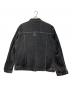 MARITHE+FRANCOIS GIRBAUD (マリテフランソワジルボー) ブラックデニムカバーオールジャケット ブラック サイズ:XL：10000円