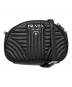 PRADA（プラダ）の古着「ダイアグラムチェーンショルダーバッグ」｜ブラック
