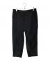 COMME des GARCONS HOMME PLUS（コムデギャルソンオムプリュス）の古着「20AW ポリ縮絨クロップドパンツ」｜ブラック
