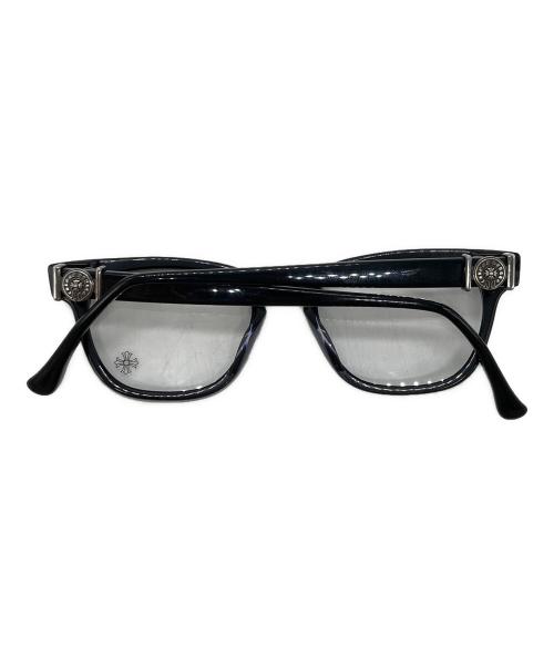 CHROME HEARTS（クロムハーツ）CHROME HEARTS (クロムハーツ) 伊達眼鏡/LOUVIN CUP ブラック サイズ:48□19-148の古着・服飾アイテム