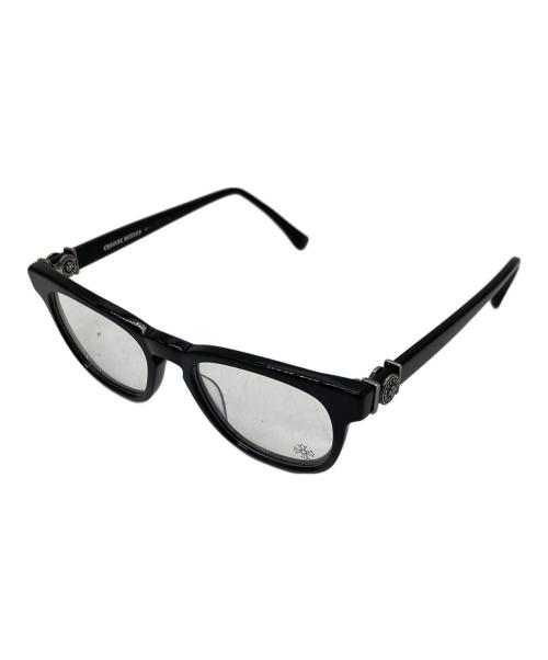 CHROME HEARTS（クロムハーツ）CHROME HEARTS (クロムハーツ) 伊達眼鏡/LOUVIN CUP ブラック サイズ:48□19-148の古着・服飾アイテム