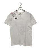 CHROME HEARTSクロムハーツ）の古着「フォティ スケルトンプリントTシャツ/Foti Skeleton Print T-Shirt」｜ホワイト