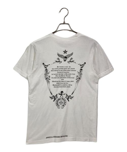 CHROME HEARTS（クロムハーツ）CHROME HEARTS (クロムハーツ) フォティ スケルトンプリントTシャツ/Foti Skeleton Print T-Shirt ホワイト サイズ:Sの古着・服飾アイテム