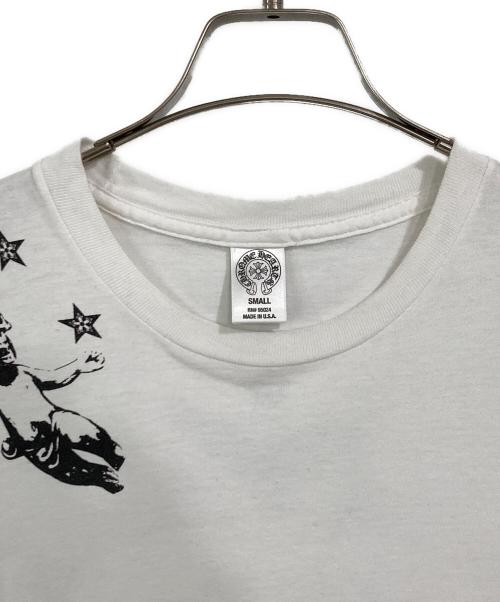 CHROME HEARTS（クロムハーツ）CHROME HEARTS (クロムハーツ) フォティ スケルトンプリントTシャツ/Foti Skeleton Print T-Shirt ホワイト サイズ:Sの古着・服飾アイテム