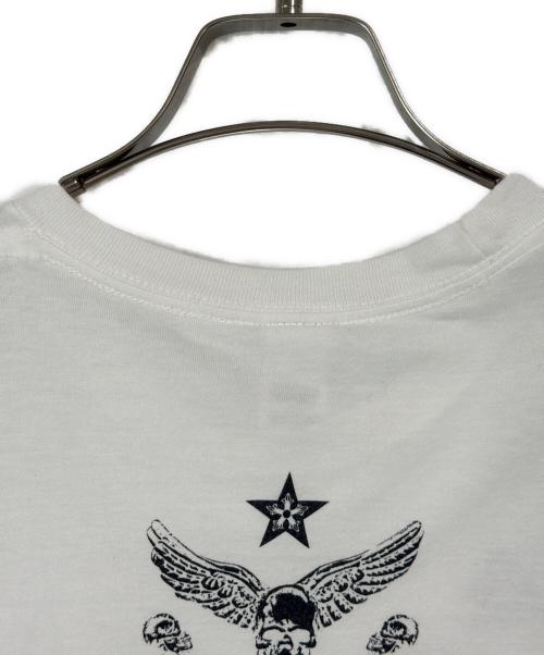CHROME HEARTS（クロムハーツ）CHROME HEARTS (クロムハーツ) フォティ スケルトンプリントTシャツ/Foti Skeleton Print T-Shirt ホワイト サイズ:Sの古着・服飾アイテム