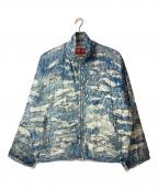 DIESELディーゼル）の古着「J-ALSTON デニム転写ジャケット」｜ブルー