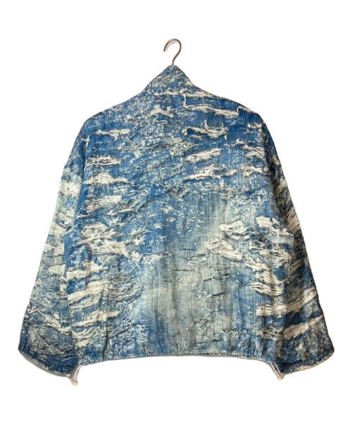 DIESEL（ディーゼル）DIESEL (ディーゼル) J-ALSTON デニム転写ジャケット ブルー サイズ:46の古着・服飾アイテム