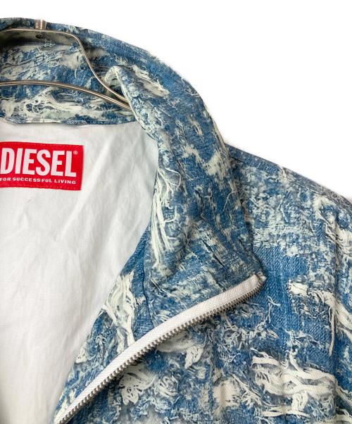 DIESEL（ディーゼル）DIESEL (ディーゼル) J-ALSTON デニム転写ジャケット ブルー サイズ:46の古着・服飾アイテム