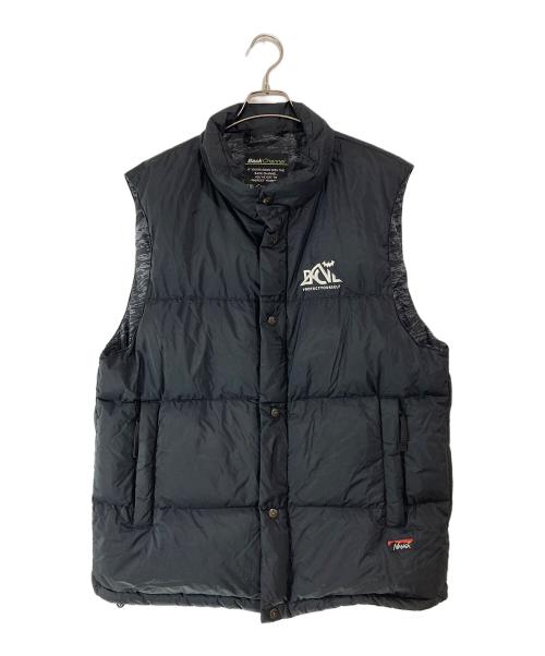 BACK CHANNEL（バックチャンネル）BACK CHANNEL (バックチャンネル) NANGA (ナンガ) ダウンベスト ブラック サイズ:SIZE XXLの古着・服飾アイテム