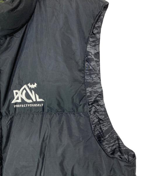 BACK CHANNEL（バックチャンネル）BACK CHANNEL (バックチャンネル) NANGA (ナンガ) ダウンベスト ブラック サイズ:SIZE XXLの古着・服飾アイテム