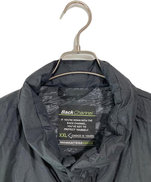 BACK CHANNEL（バックチャンネル）BACK CHANNEL (バックチャンネル) NANGA (ナンガ) ダウンベスト ブラック サイズ:SIZE XXLの古着・服飾アイテム