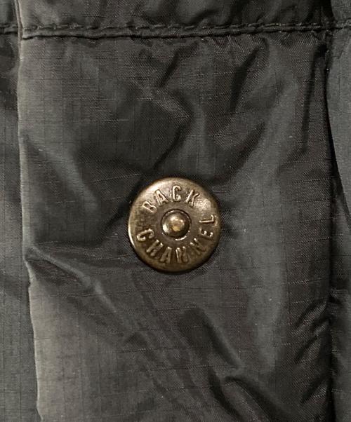 BACK CHANNEL（バックチャンネル）BACK CHANNEL (バックチャンネル) NANGA (ナンガ) ダウンベスト ブラック サイズ:SIZE XXLの古着・服飾アイテム