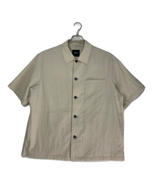 theory（セオリー）theory (セオリー) 半袖シアサッカーシャツ/OVERSHIRT SS KELSO ベージュ サイズ:XLの古着・服飾アイテム
