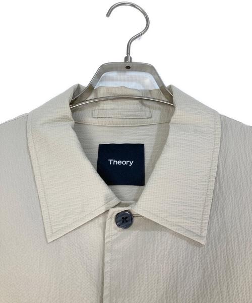 theory（セオリー）theory (セオリー) 半袖シアサッカーシャツ/OVERSHIRT SS KELSO ベージュ サイズ:XLの古着・服飾アイテム