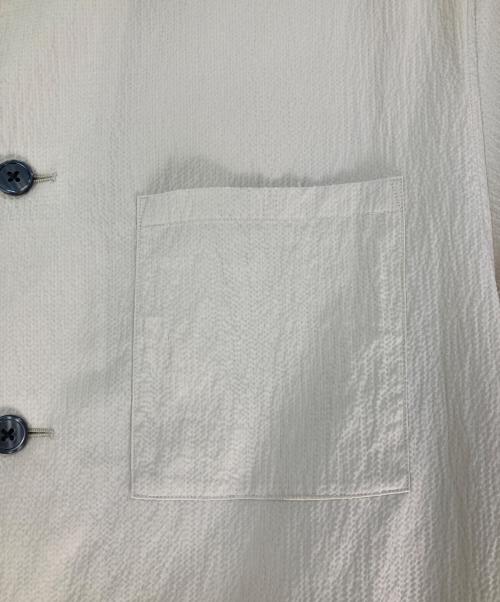 theory（セオリー）theory (セオリー) 半袖シアサッカーシャツ/OVERSHIRT SS KELSO ベージュ サイズ:XLの古着・服飾アイテム