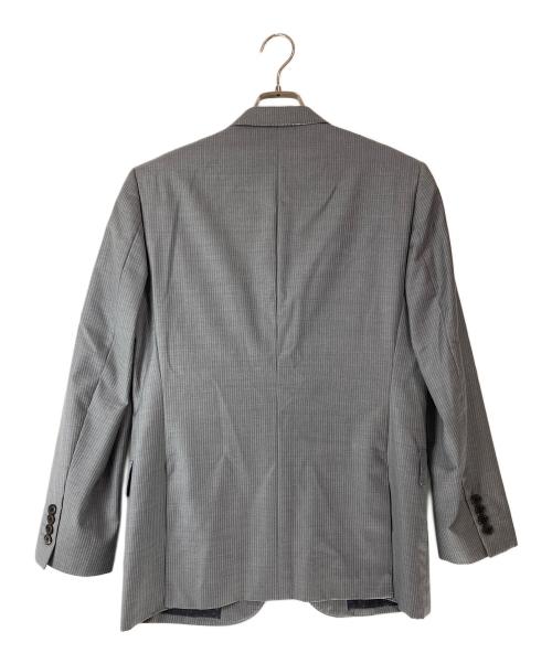 ERMENEGILDO ZEGNA（エルメネジルド・ゼニア）ERMENEGILDO ZEGNA (エルメネジルド・ゼニア) PAUL SMITH (ポールスミス) soho ウール×シルク2Bジャケット グレー サイズ:Ｌの古着・服飾アイテム