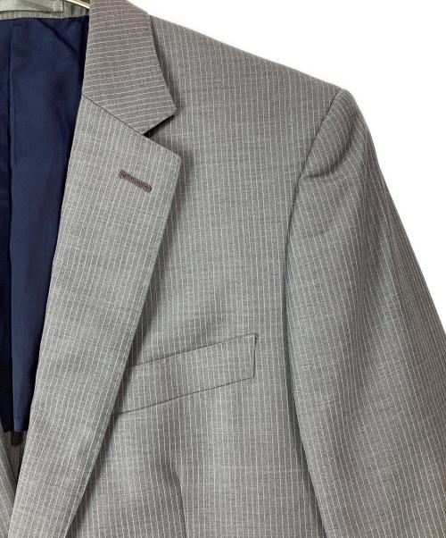 ERMENEGILDO ZEGNA（エルメネジルド・ゼニア）ERMENEGILDO ZEGNA (エルメネジルド・ゼニア) PAUL SMITH (ポールスミス) soho ウール×シルク2Bジャケット グレー サイズ:Ｌの古着・服飾アイテム