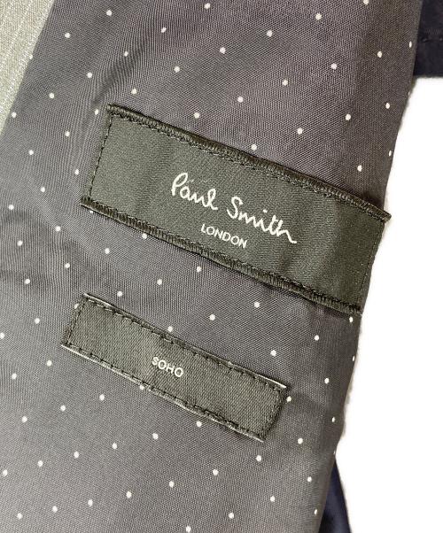 ERMENEGILDO ZEGNA（エルメネジルド・ゼニア）ERMENEGILDO ZEGNA (エルメネジルド・ゼニア) PAUL SMITH (ポールスミス) soho ウール×シルク2Bジャケット グレー サイズ:Ｌの古着・服飾アイテム
