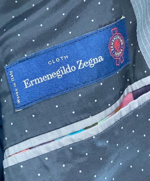 ERMENEGILDO ZEGNA（エルメネジルド・ゼニア）ERMENEGILDO ZEGNA (エルメネジルド・ゼニア) PAUL SMITH (ポールスミス) soho ウール×シルク2Bジャケット グレー サイズ:Ｌの古着・服飾アイテム