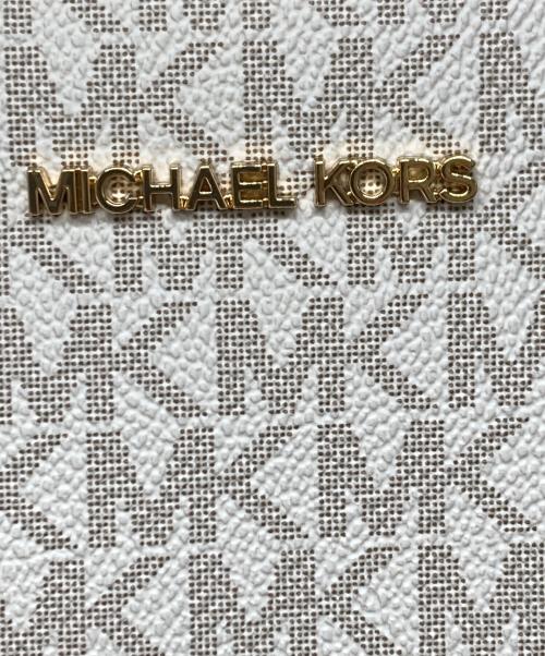 MICHAEL KORS（マイケルコース）MICHAEL KORS (マイケルコース) 2WAYショルダーバッグ/ショッパートート クロスボディ ミディアム - MKシグネチャー アイボリーの古着・服飾アイテム