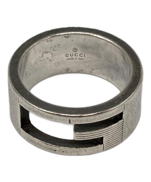 GUCCI（グッチ）GUCCI (グッチ) ブランデッドGリング シルバー サイズ:10号の古着・服飾アイテム